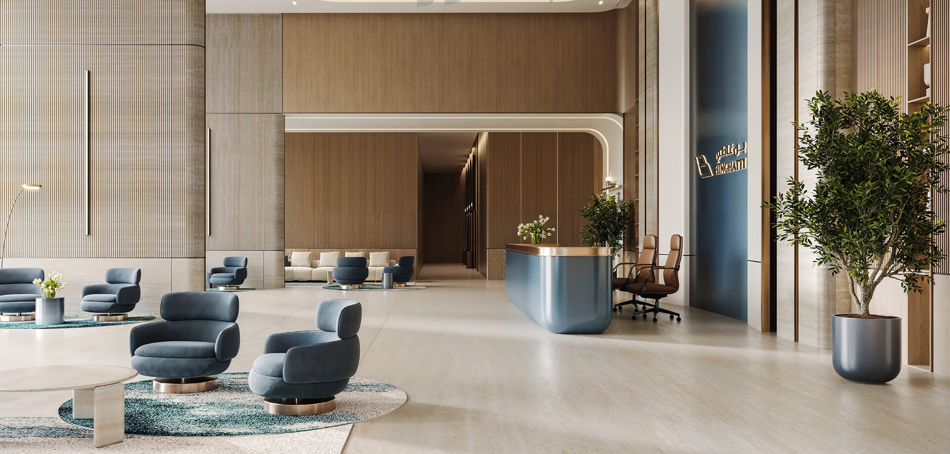 Лобби Binghatti Cullinan